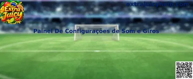 Painel de Configurações de Som e Giros